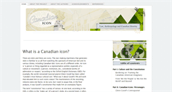 Desktop Screenshot of canadianicon.org